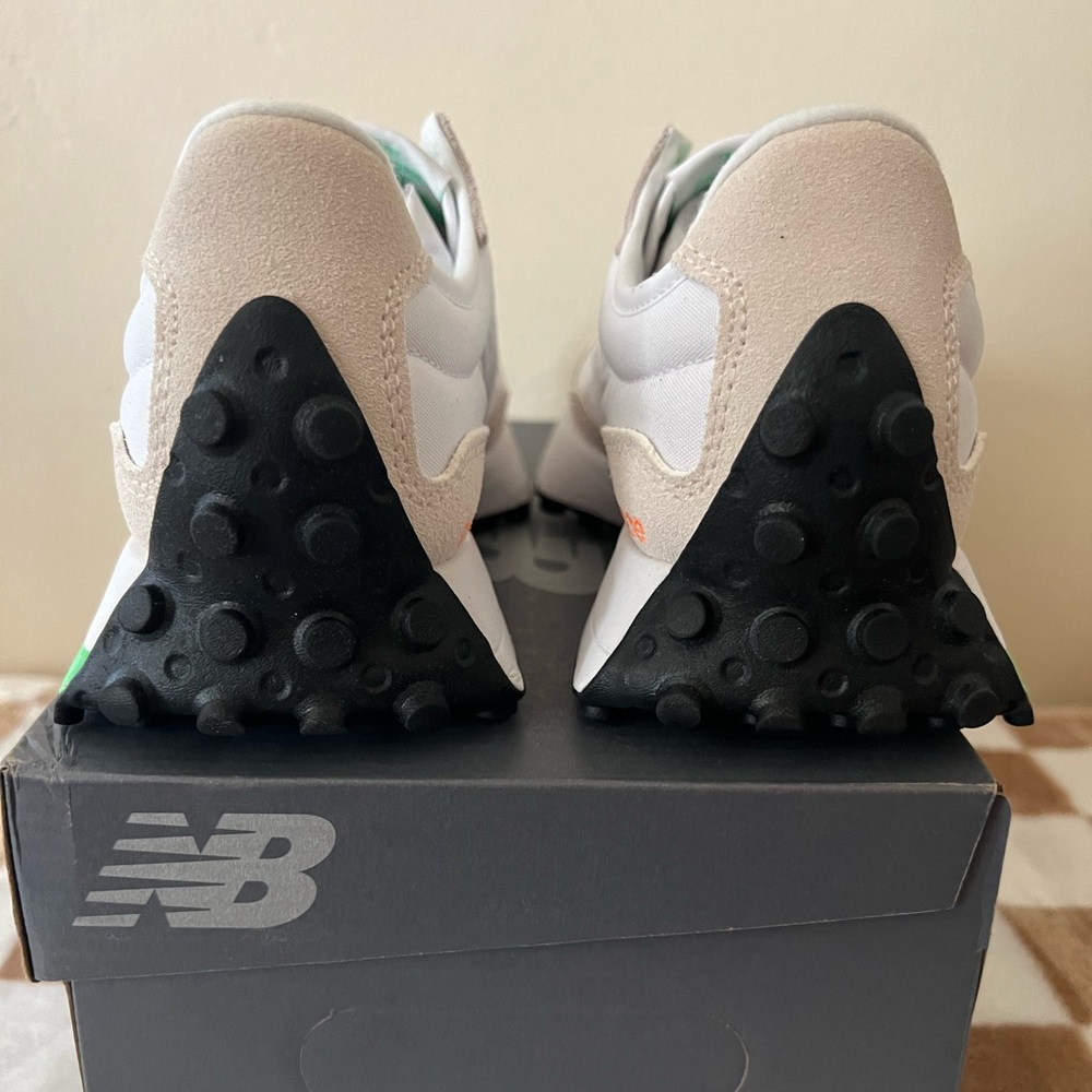 New Balance 327 Sneakers Lime Leaf/Hot Mango WS327NC Women’s Size 6.5 BNIB - Picture 12 of 16